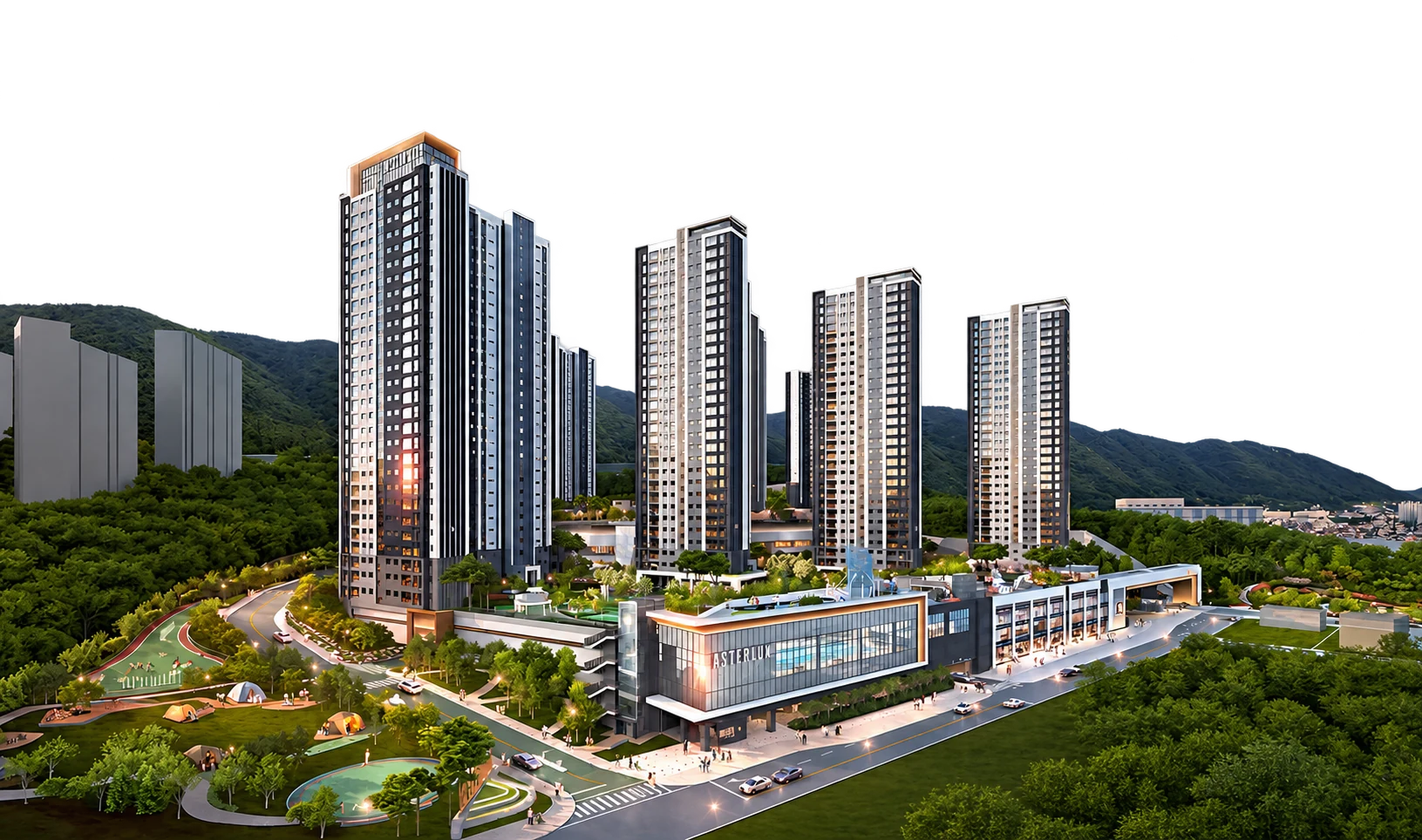 거제 센트레빌 아스테리움 투시도