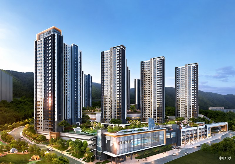 총 1,307세대, 대단지 랜드마크